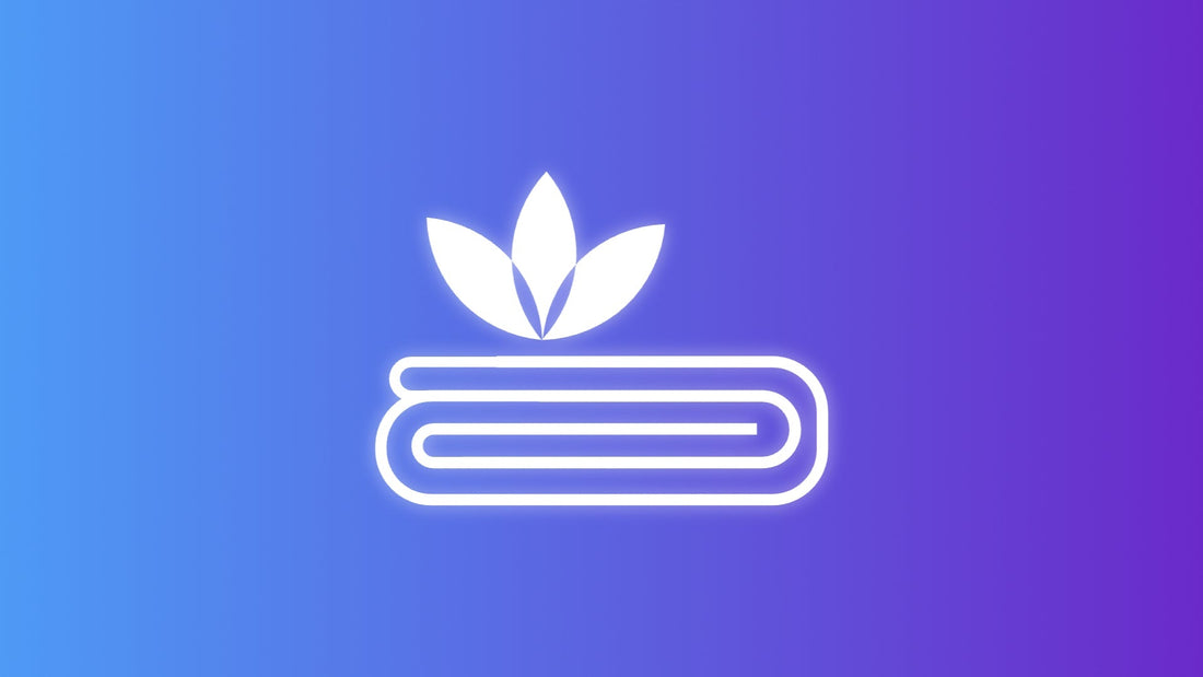 A properly folded flag with a lotus on top.