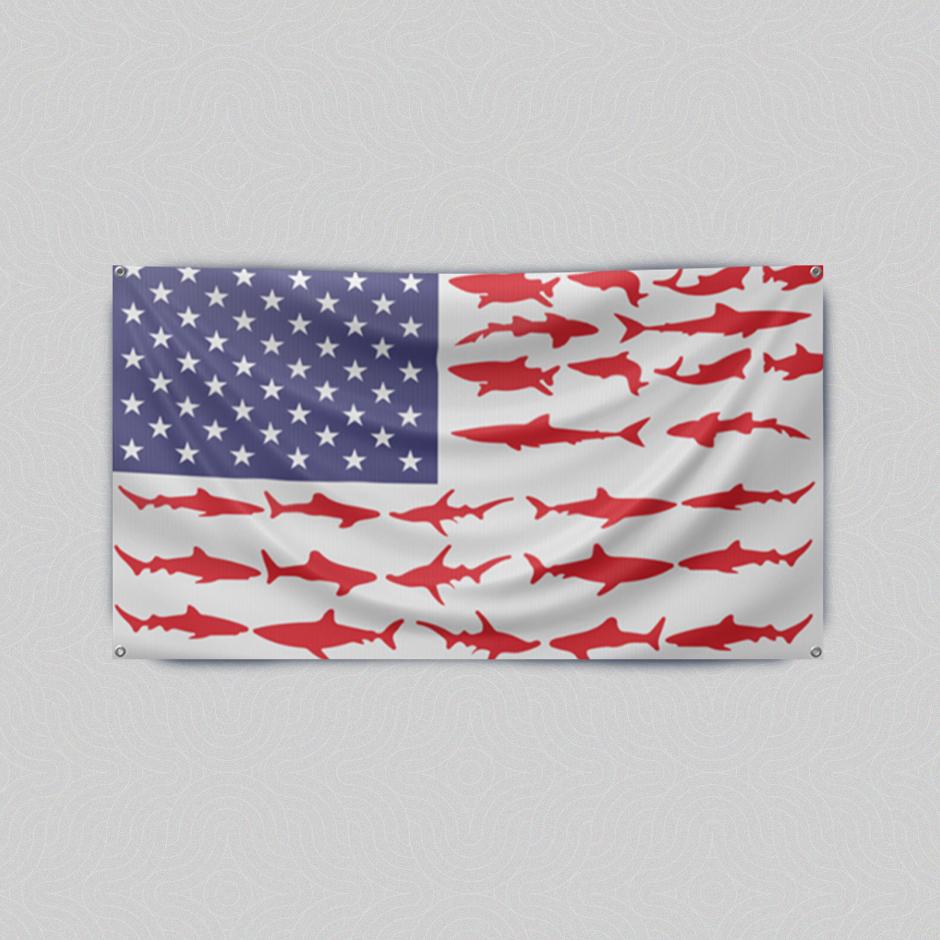 Themed Stripes American Flags - Bannerfi