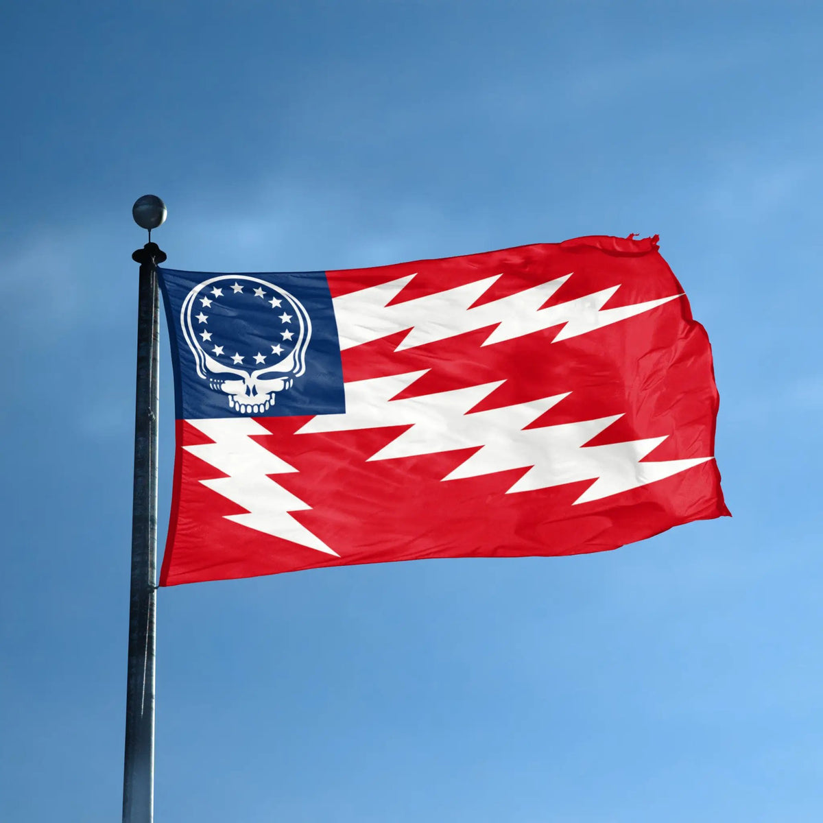 Grateful Dead Lightning Bolt Flag