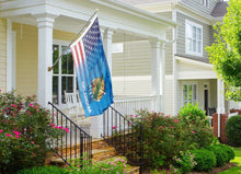 Load image into Gallery viewer, a flag on a porch of a house
