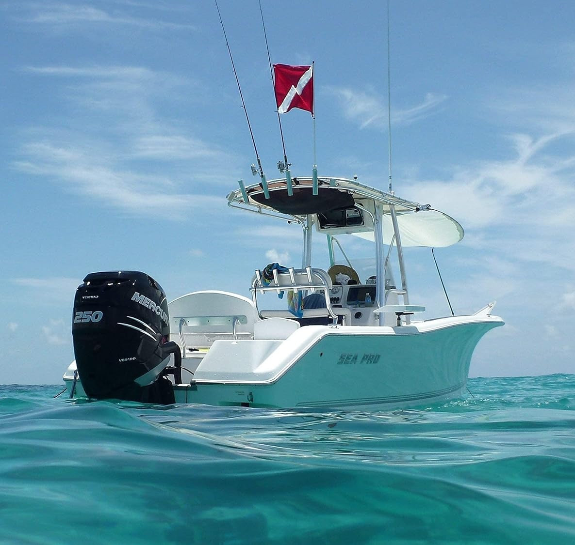 Mástil de bandera para barco (para portacañas)