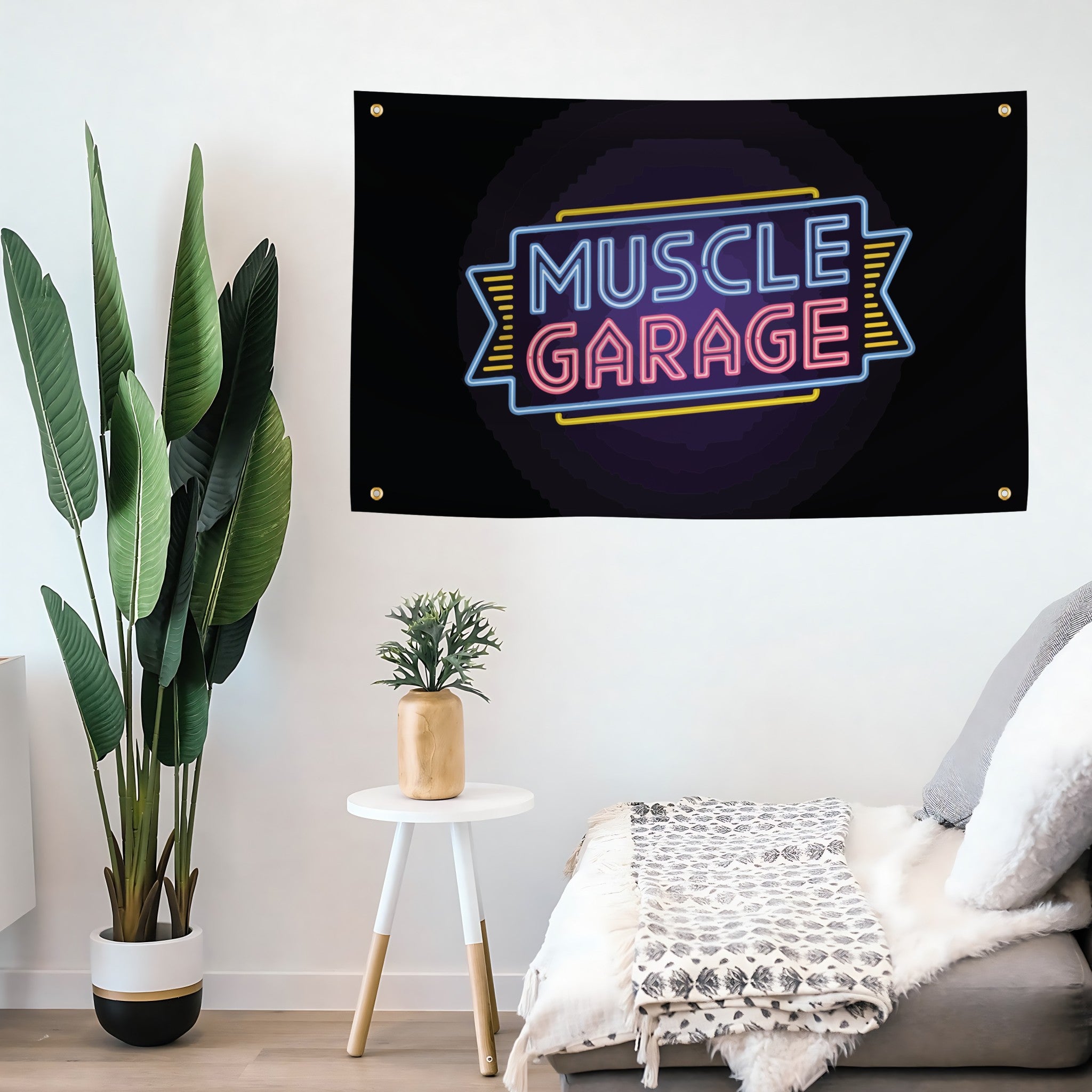 Bandera de Muscle Garage