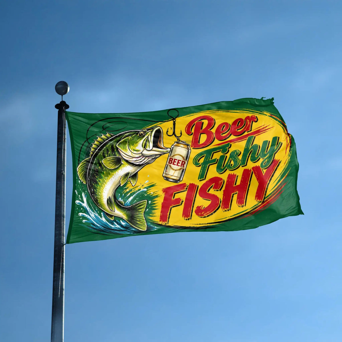 Beer Fishy Fishy Flag