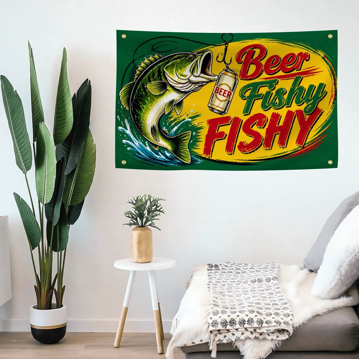 Beer Fishy Fishy Flag