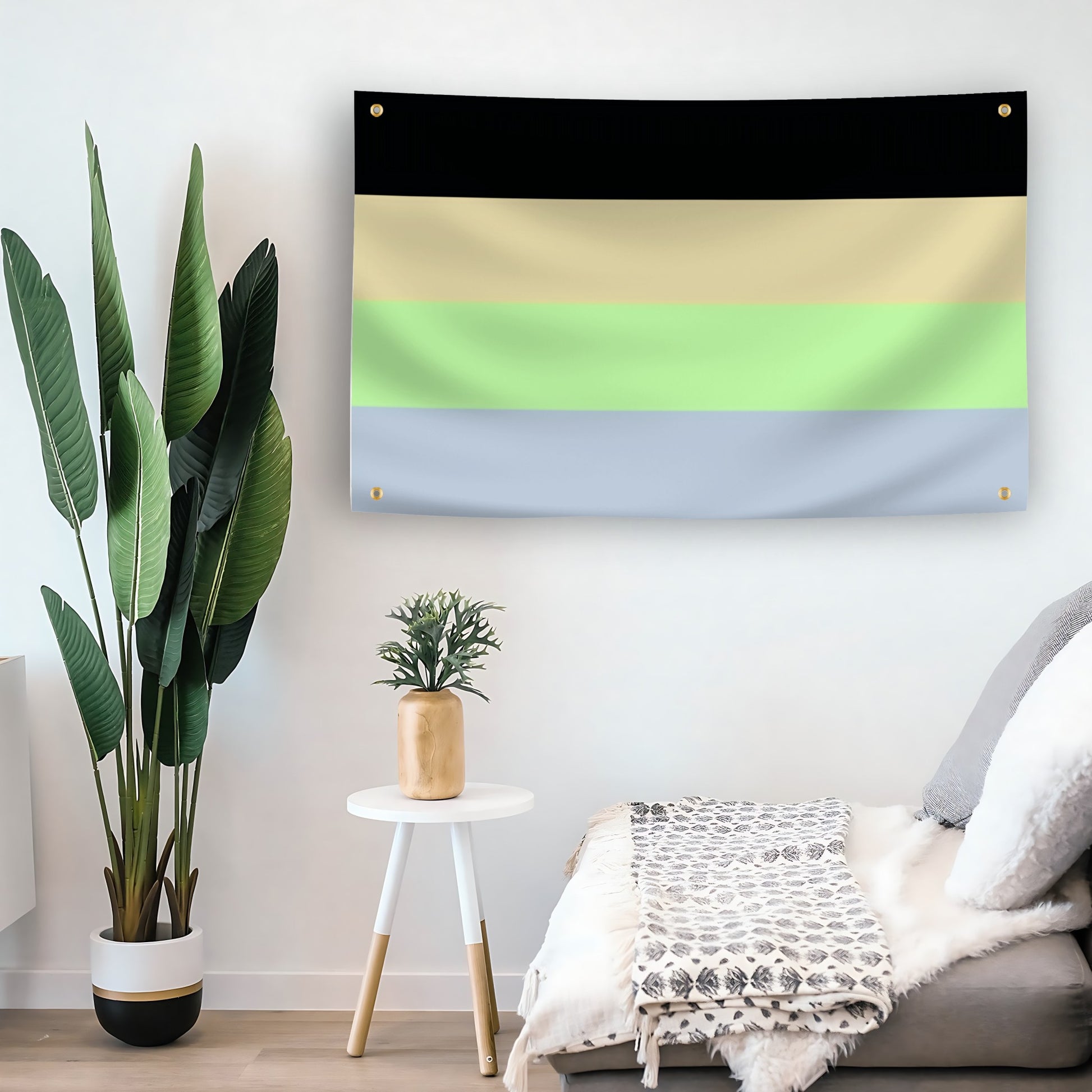 Cassgender Pride flag as indoor wall art – versatile home décor | Bannerfi