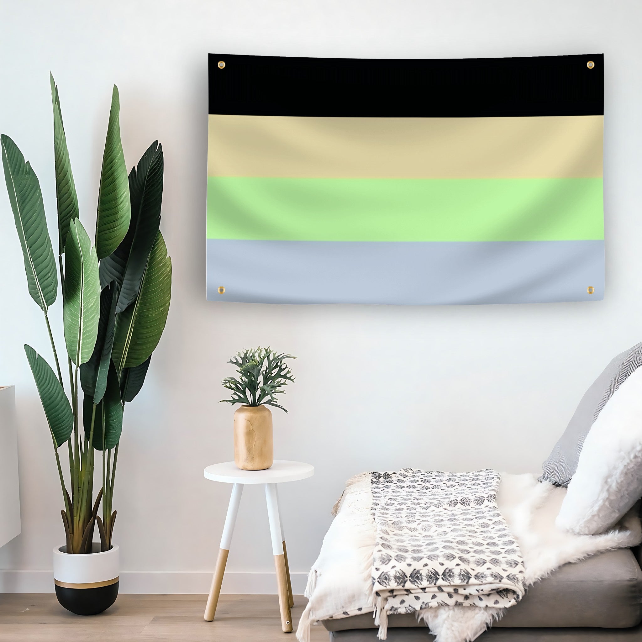 Cassgender Pride flag as indoor wall art – versatile home décor | Bannerfi