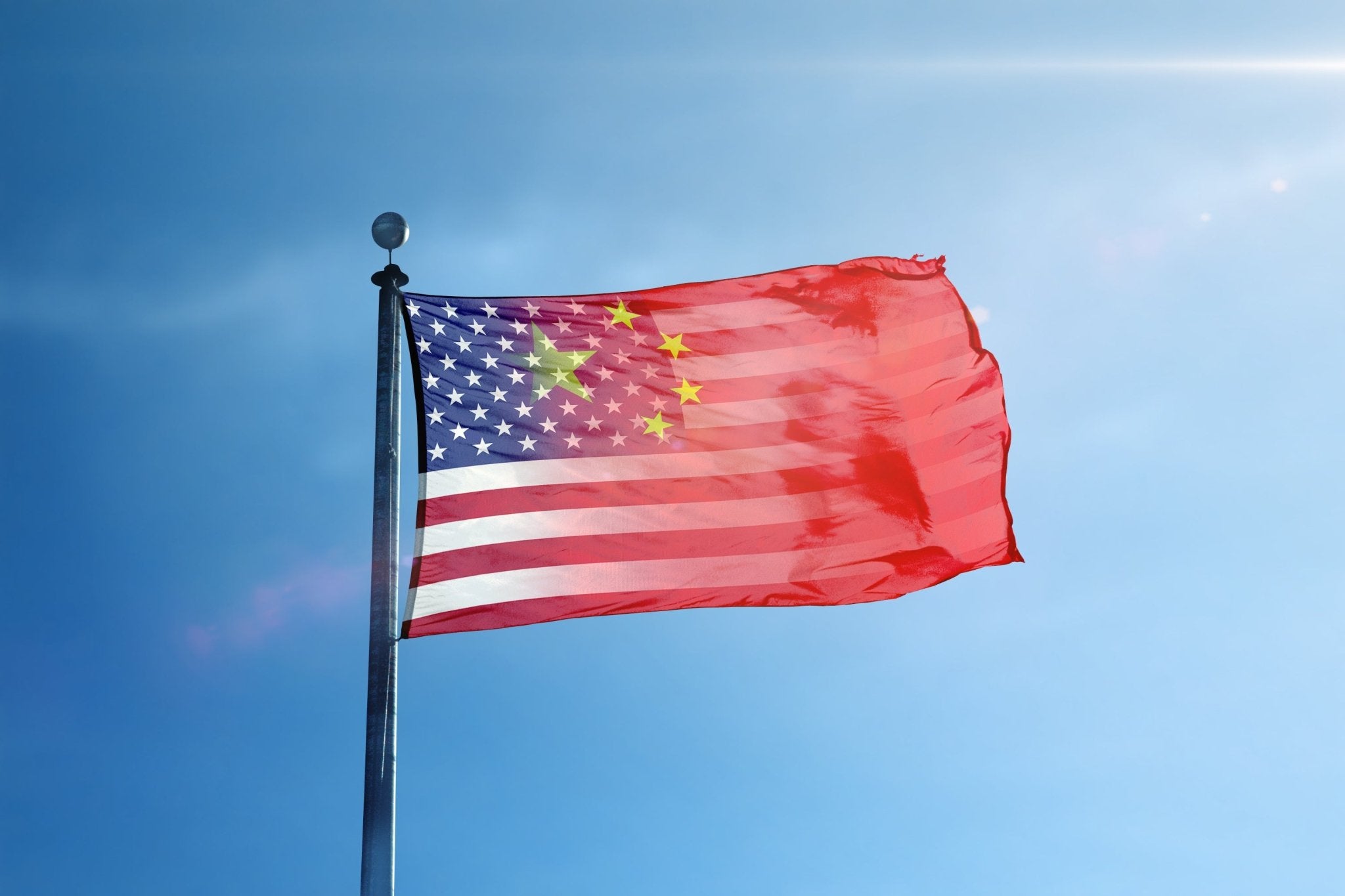 Chinese American Hybrid Flag