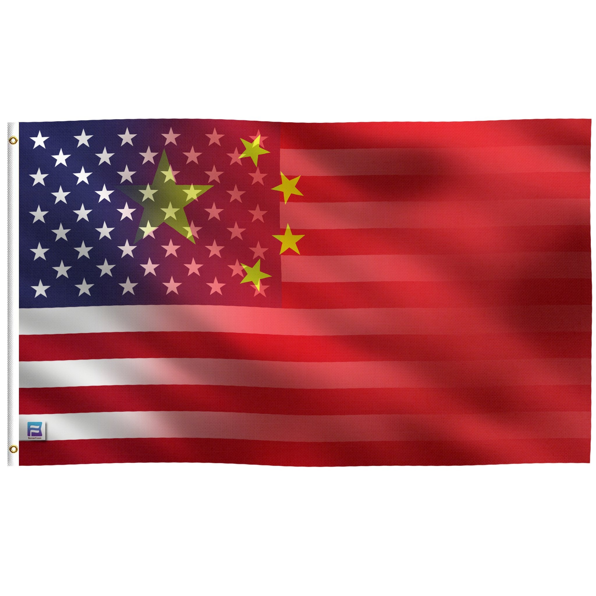 Chinese American Hybrid Flag