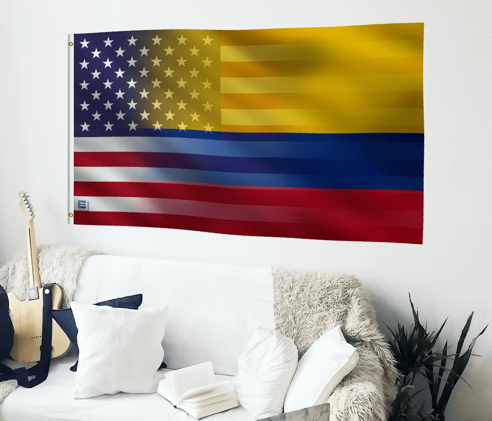 Colombian American Hybrid Flag - Bannerfi