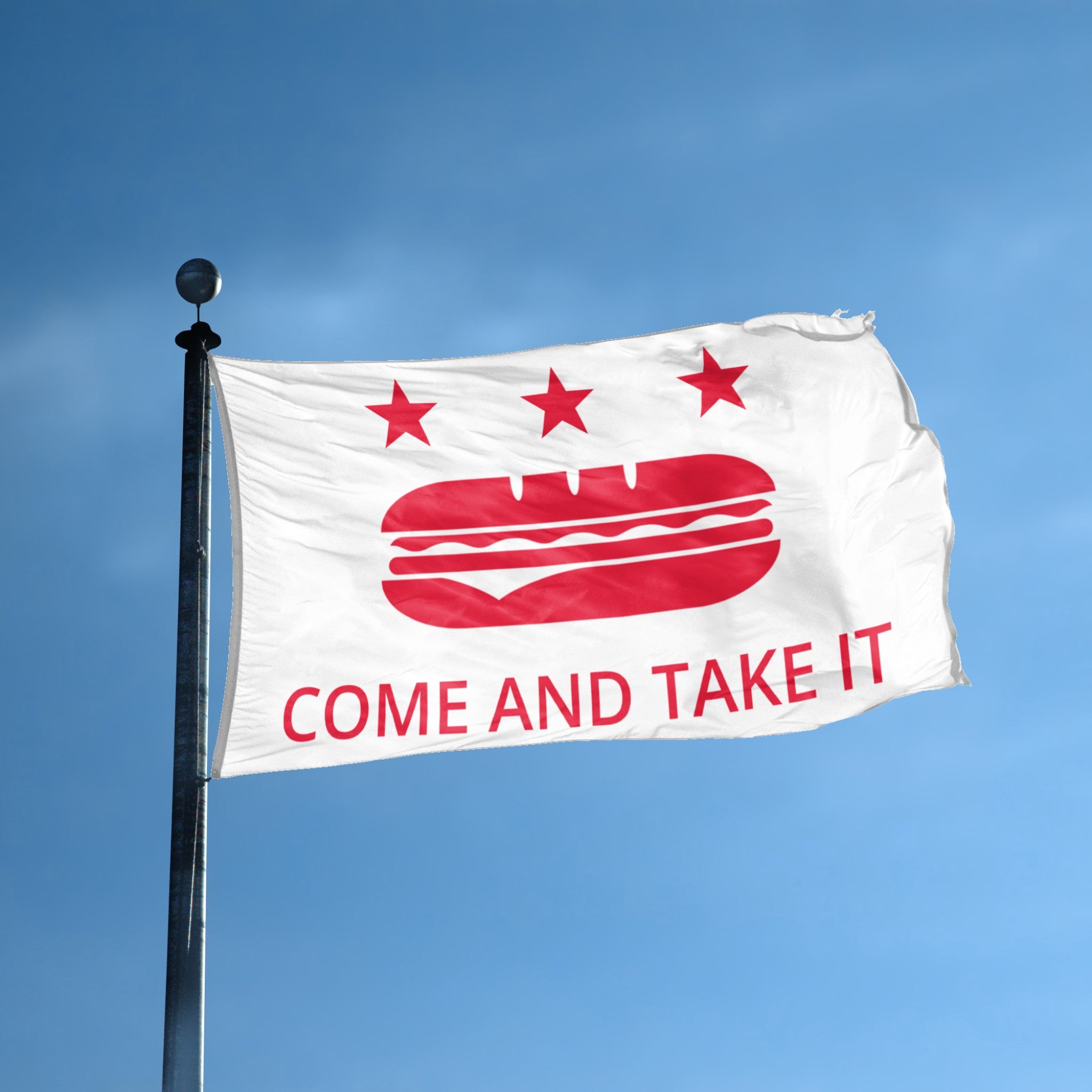 Come and Take It — Sub Sandwich Parody Flag - Flags by Bannerfi