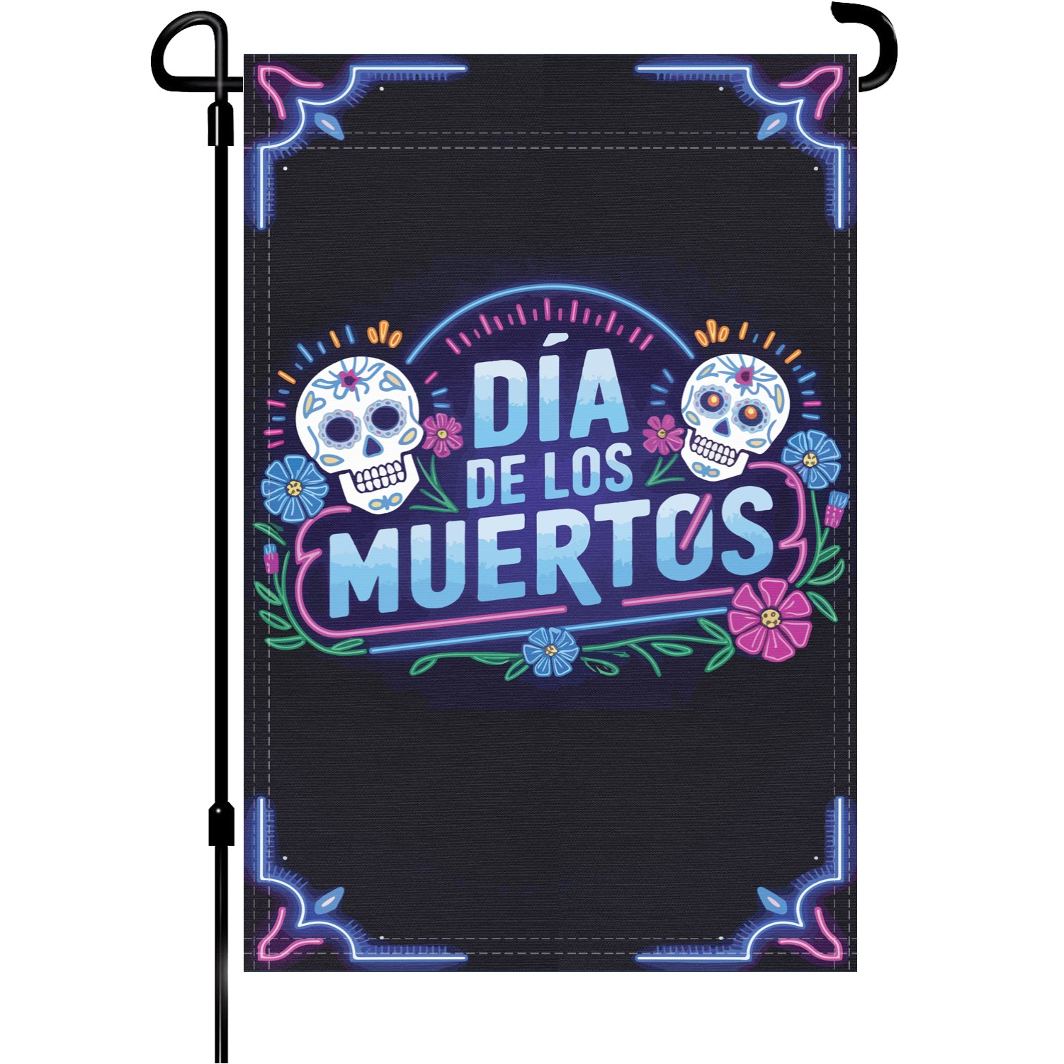 Dream On garden flag made of weatherproof polyester mounted on a garden flagpole | Bannerfi