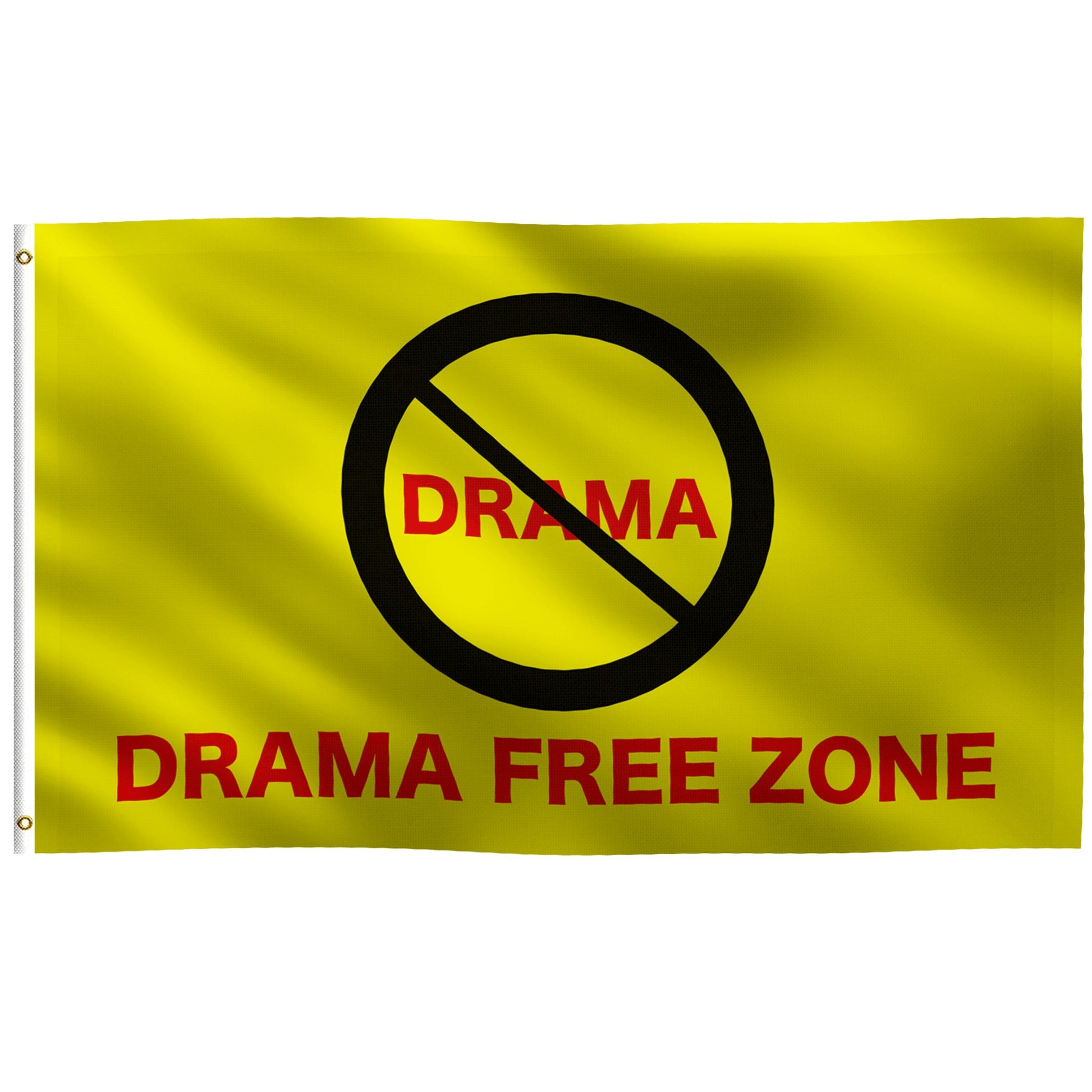 Drama Free Zone Flag - Bannerfi