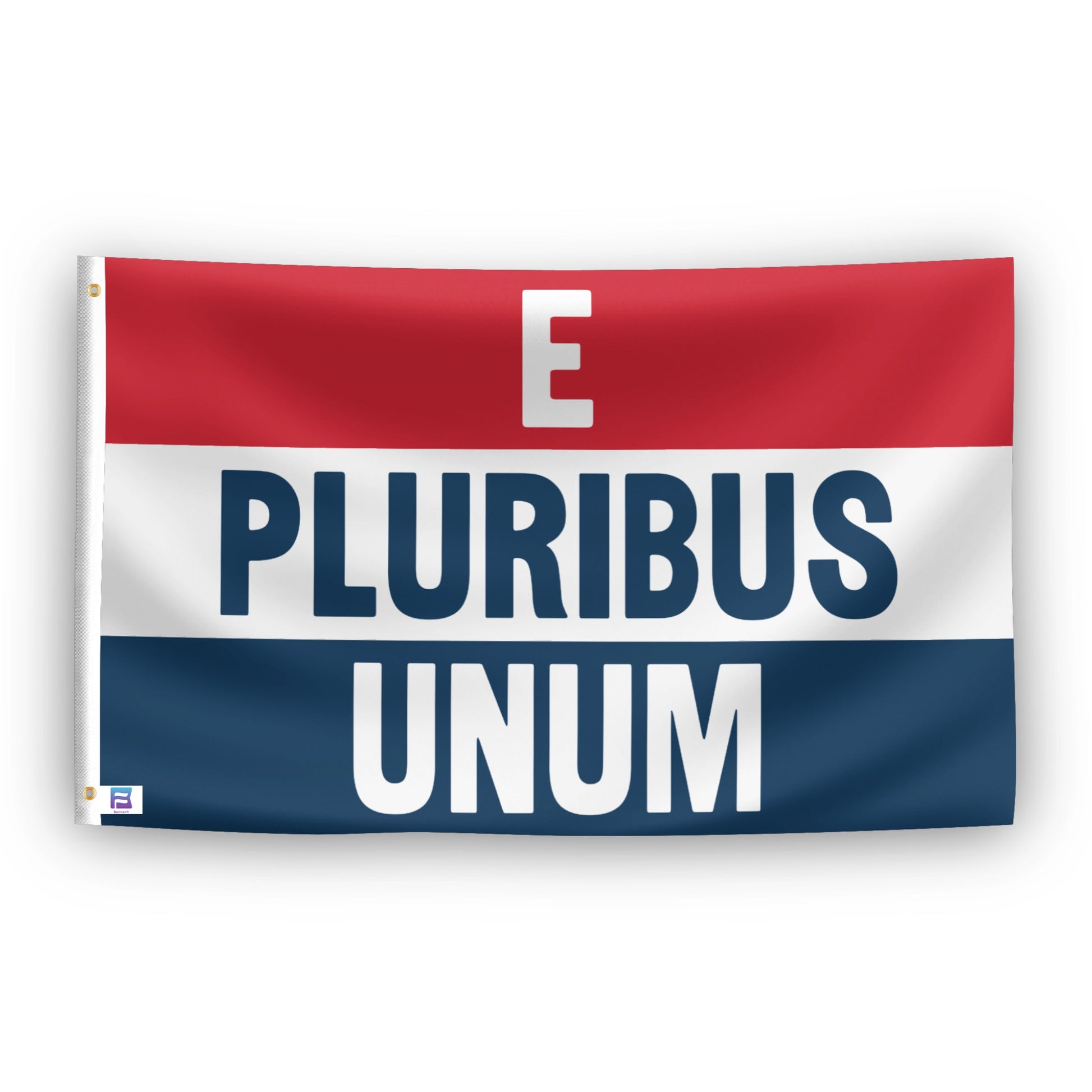 E Pluribus Unum flag – weatherproof polyester with brass grommets and canvas header | Bannerfi