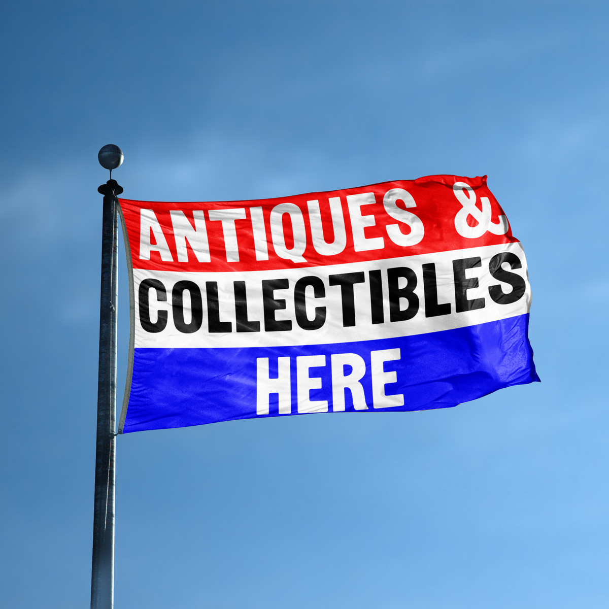Collector Flags Antiques & Collectibles Here Flag | Business Storefront Banner – Bannerfi