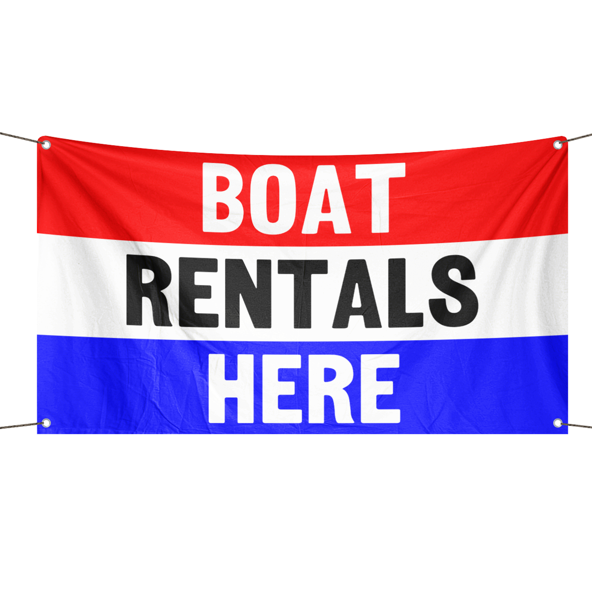 Boat Rentals Here Business Flag - Nautical Banner | Bannerfi