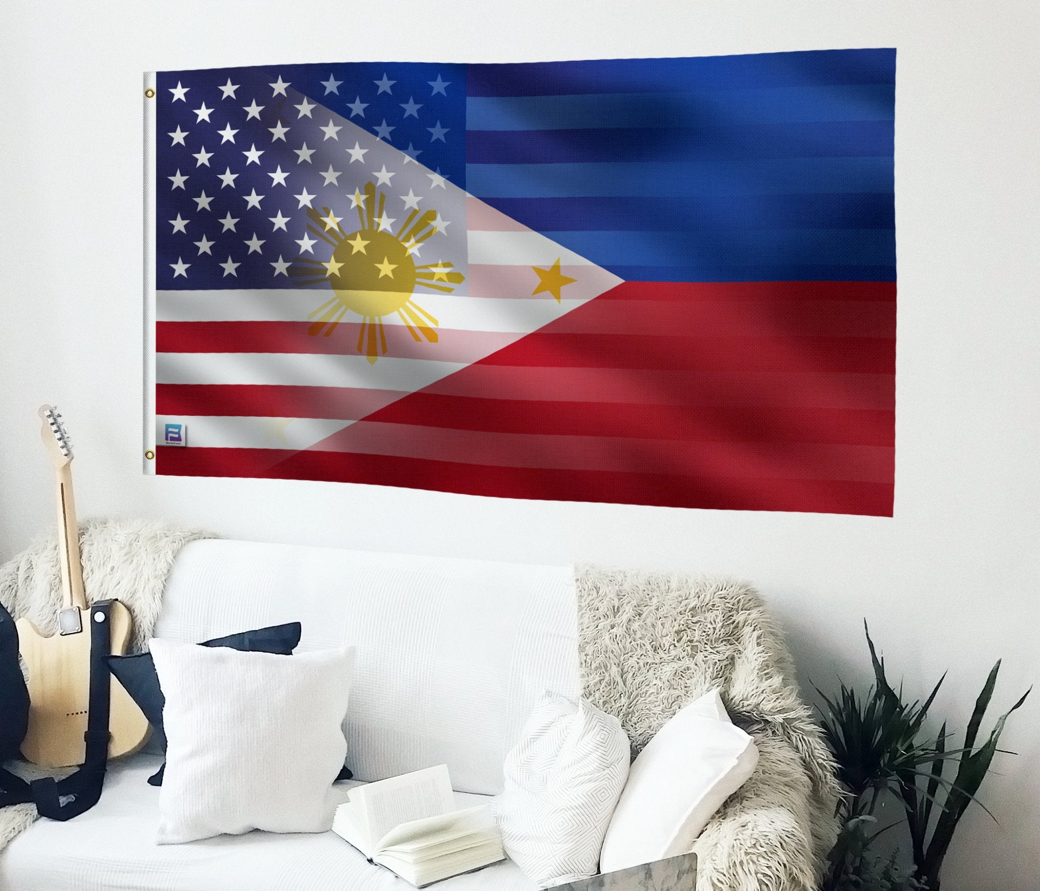 Filipino American Hybrid Flag