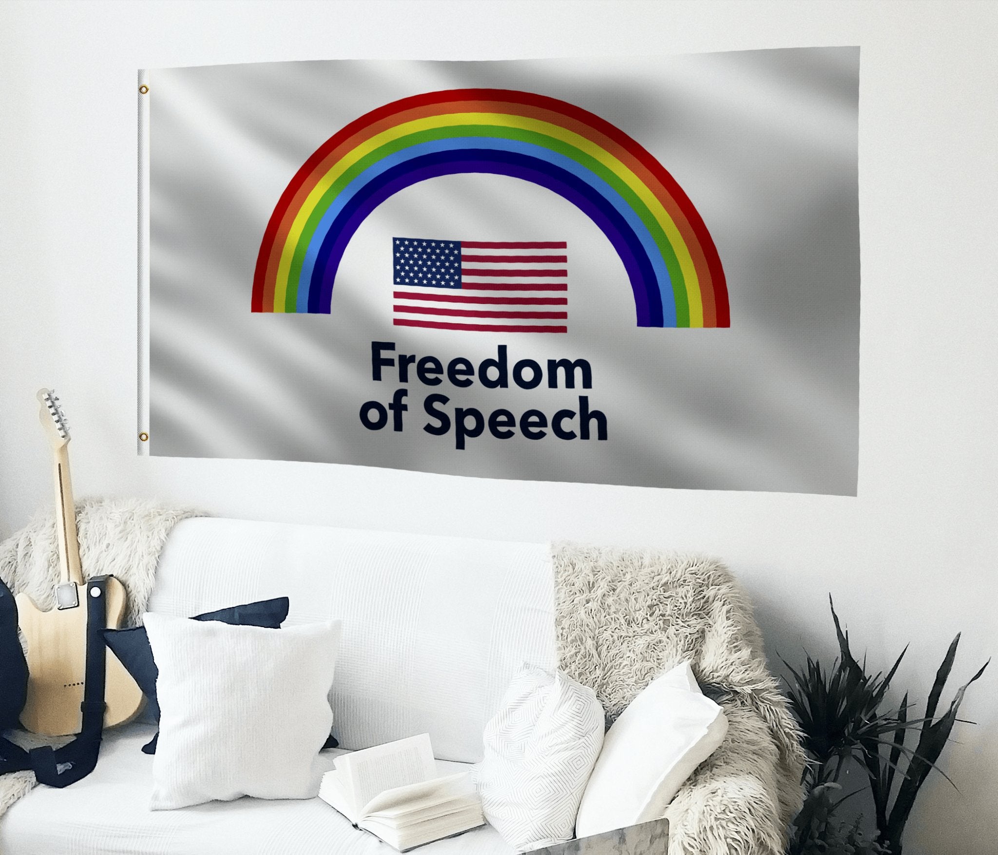 Freedom of Speech Flag - Bannerfi