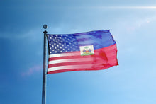 Load image into Gallery viewer, Haitian American Hybrid Flag
