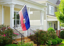 Load image into Gallery viewer, Haitian American Hybrid Flag
