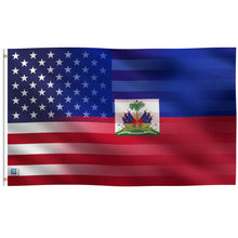 Load image into Gallery viewer, Haitian American Hybrid Flag
