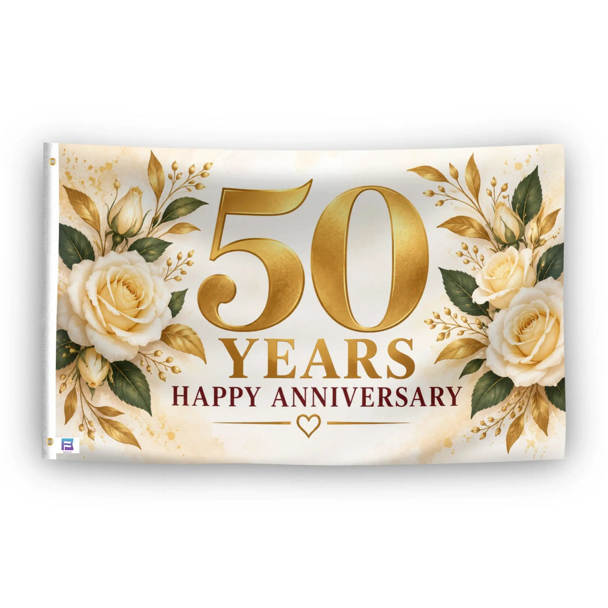 Happy 50th Anniversary Flag