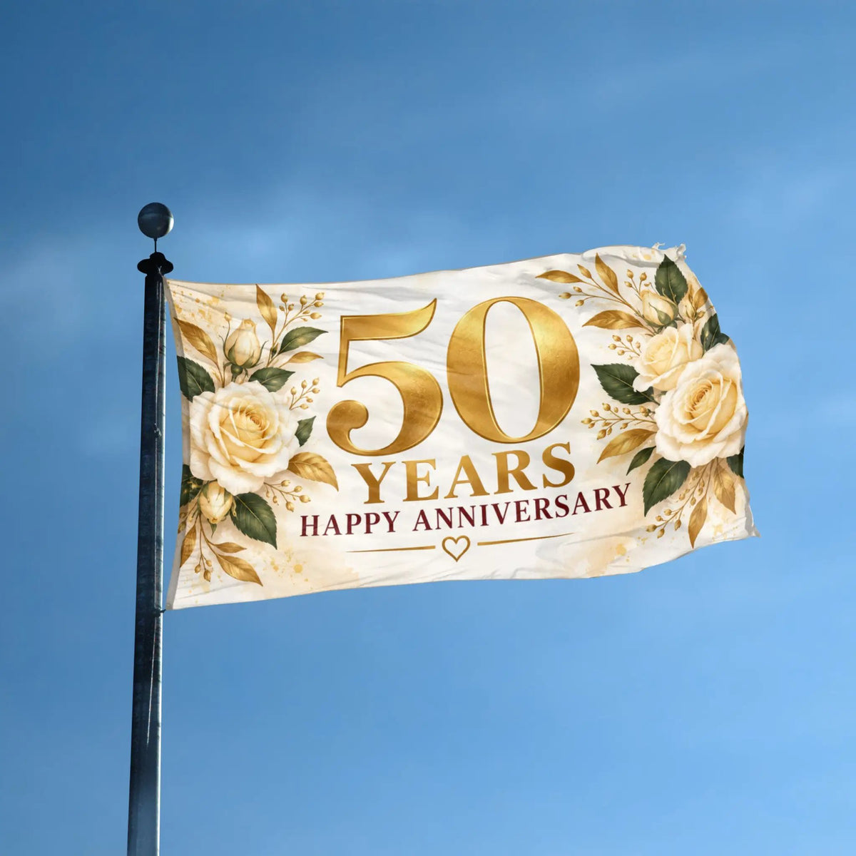 Happy 50th Anniversary Flag