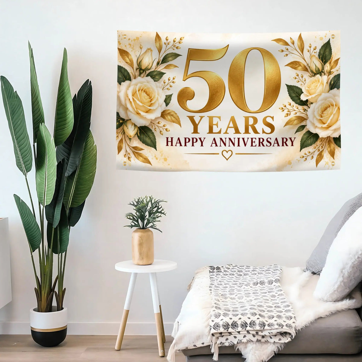 Happy 50th Anniversary Flag