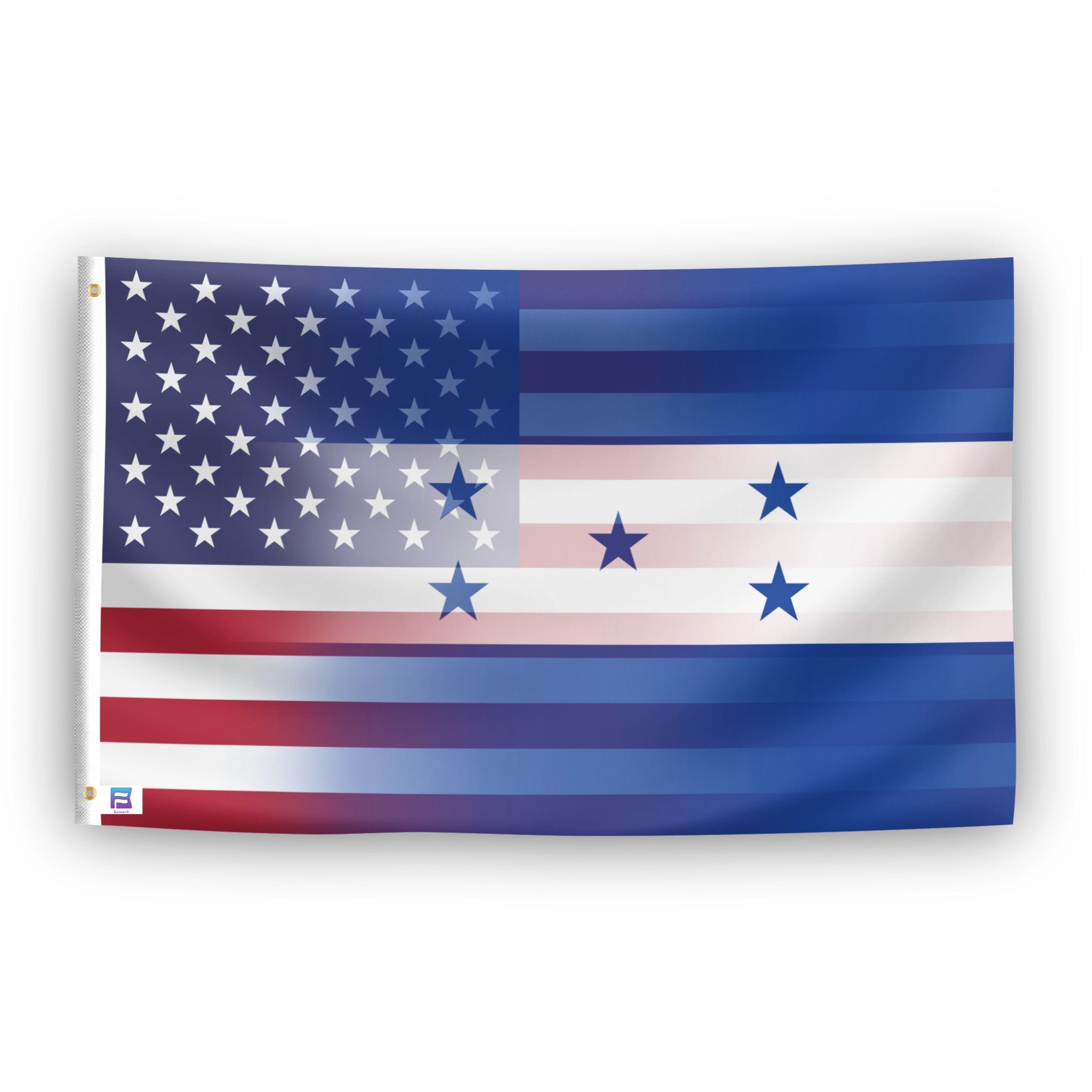 Honduran American Hybrid Flag - Flags by Bannerfi