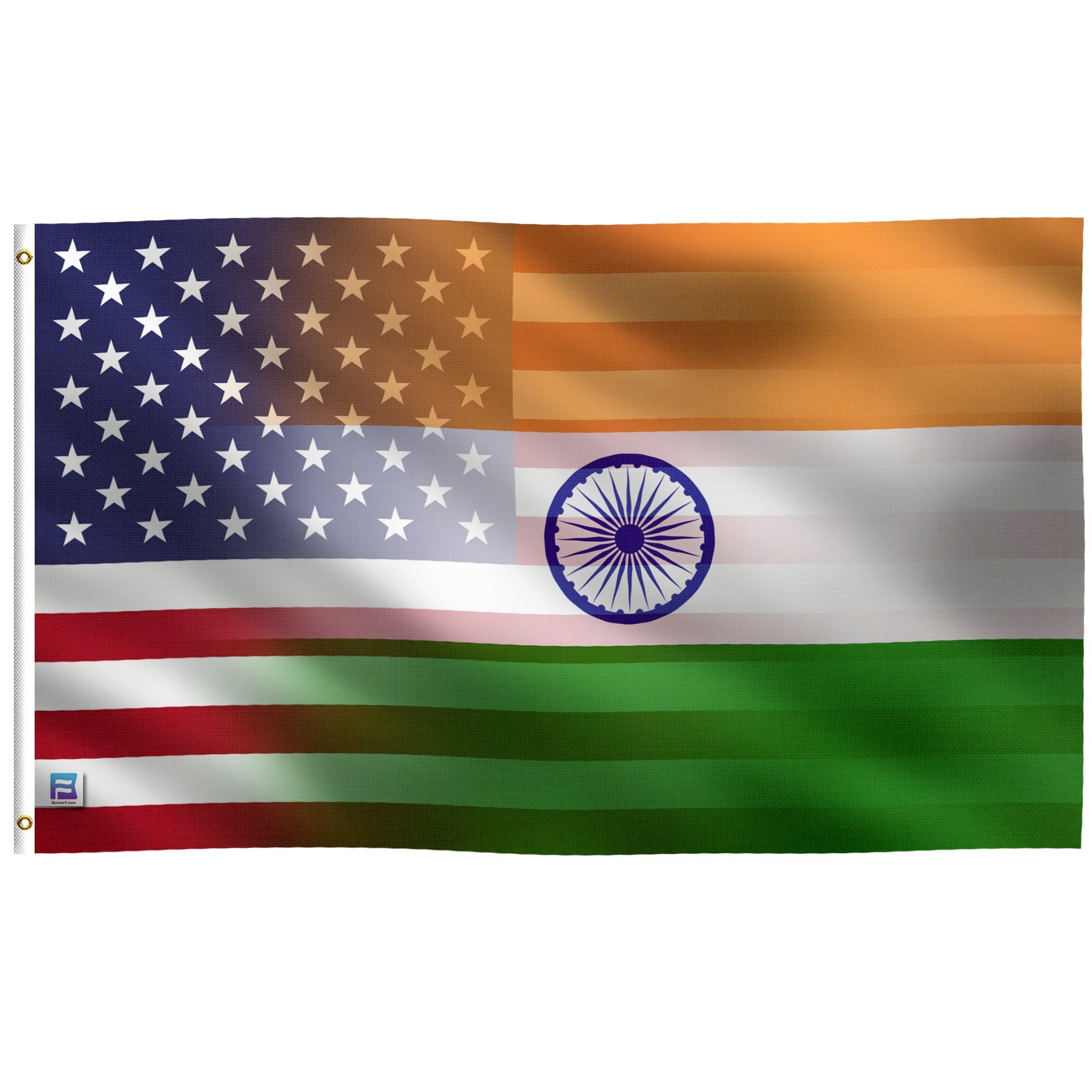 Indian American Hybrid Flag