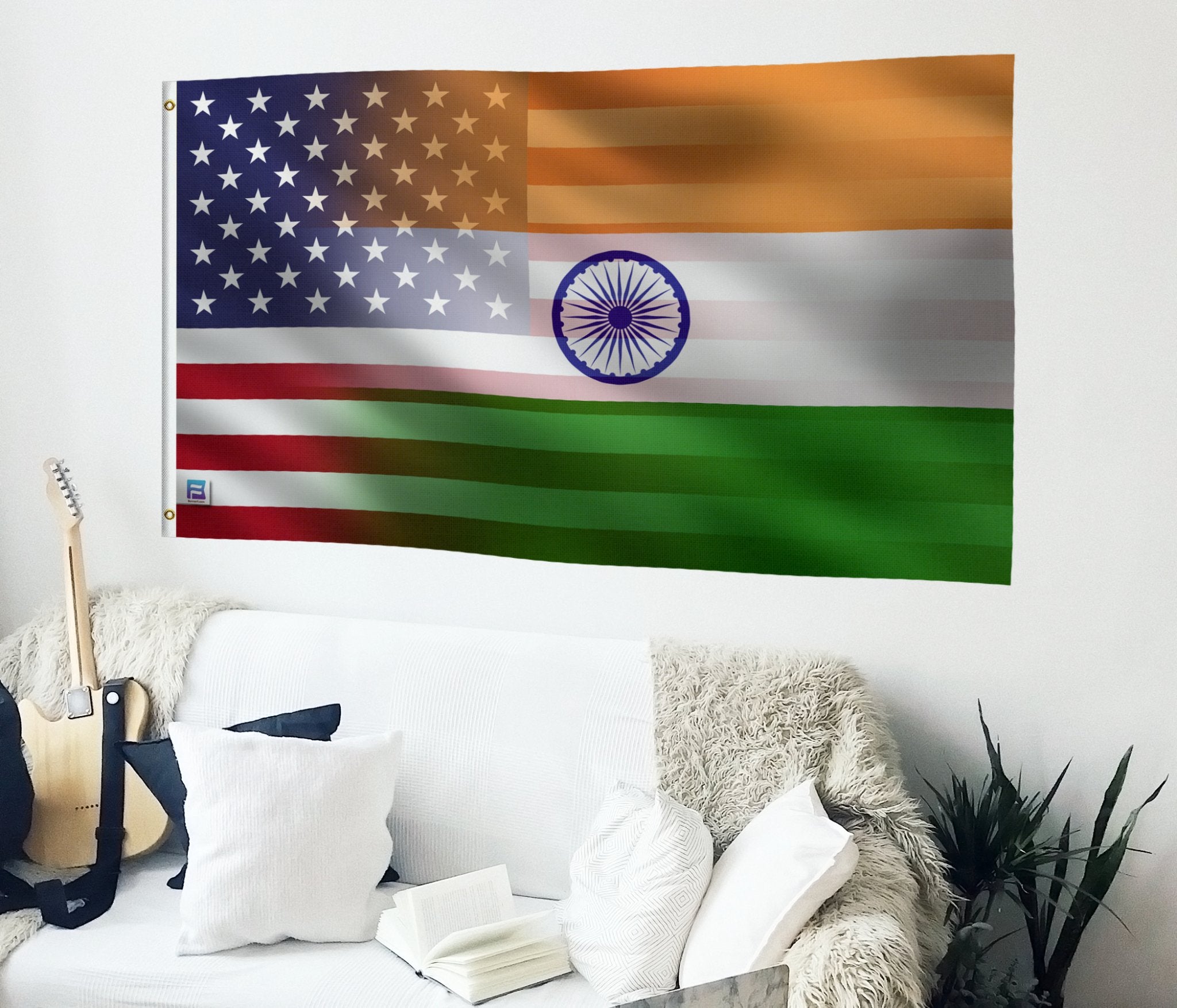 Indian American Hybrid Flag