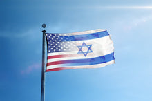 Load image into Gallery viewer, Israeli American Hybrid Flag
