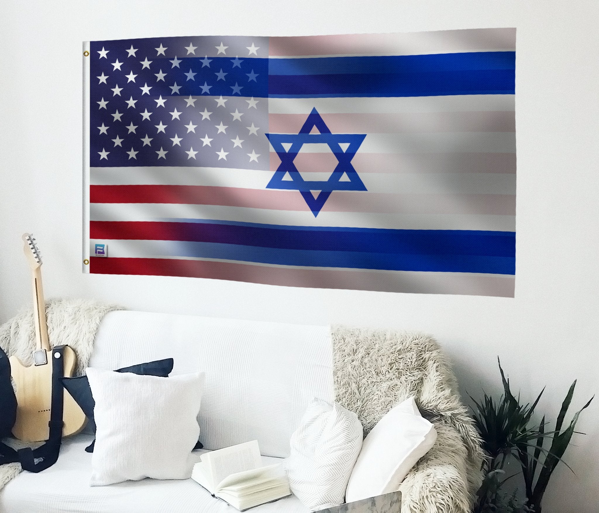 Israeli American Hybrid Flag