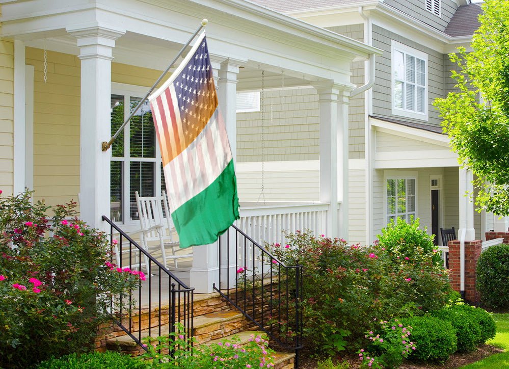 Ivorian American Hybrid Flag