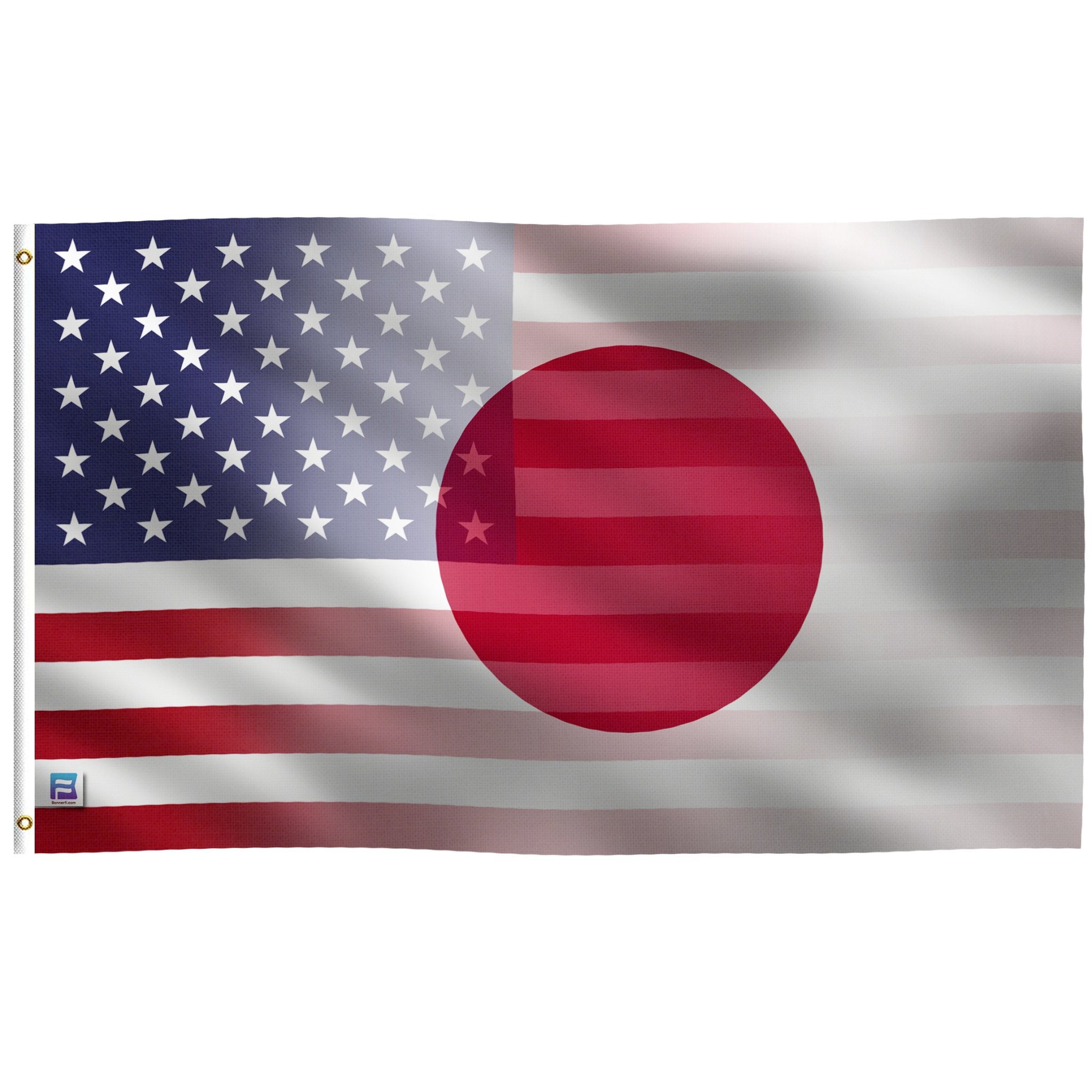 Japanese American Hybrid Flag