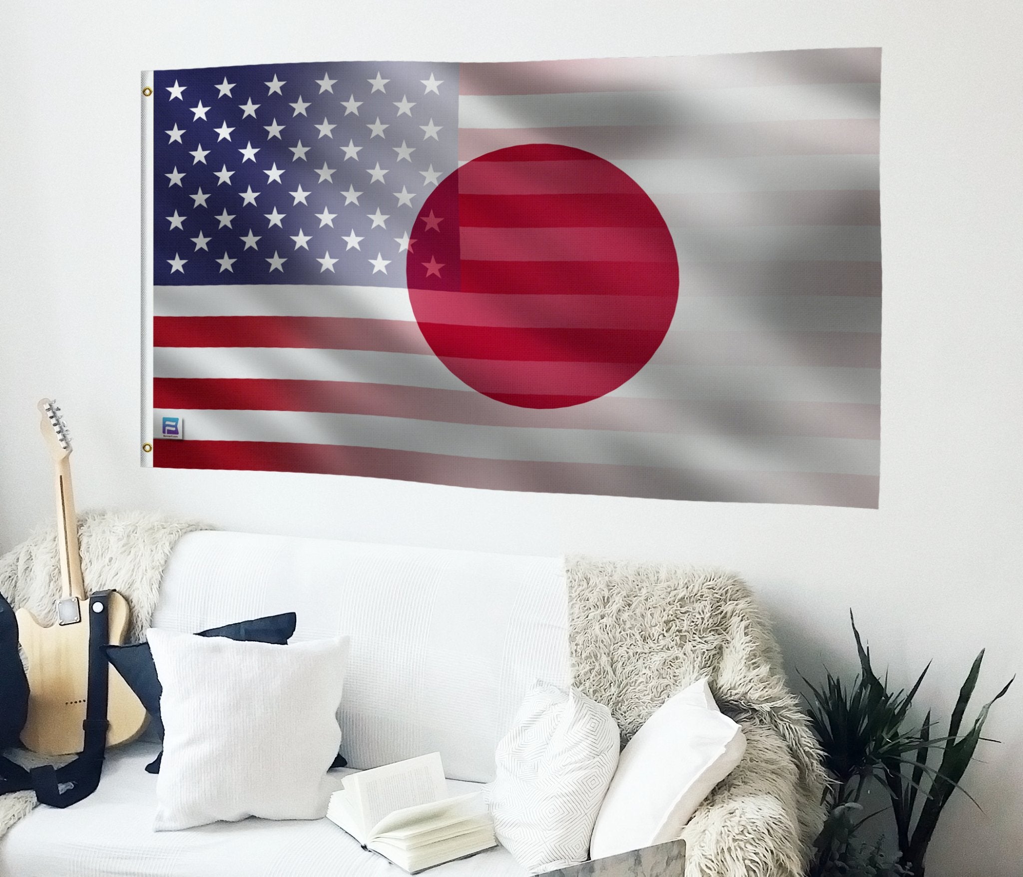 Japanese American Hybrid Flag