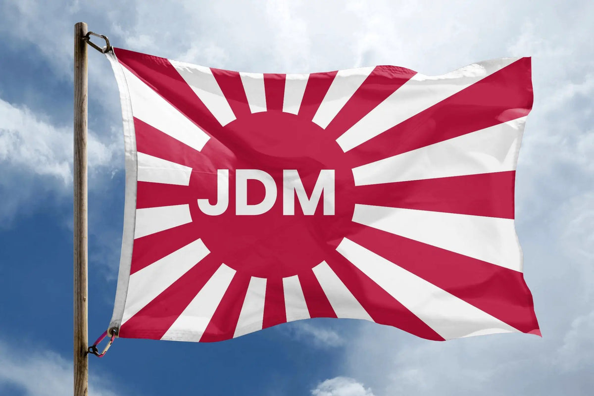 Distressed Rising Sun Flag JDM Rising Sun Flag – Rising Sun Theme Flag | Bannerfi