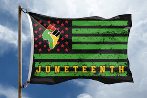 Juneteenth Fist Flag - Bannerfi