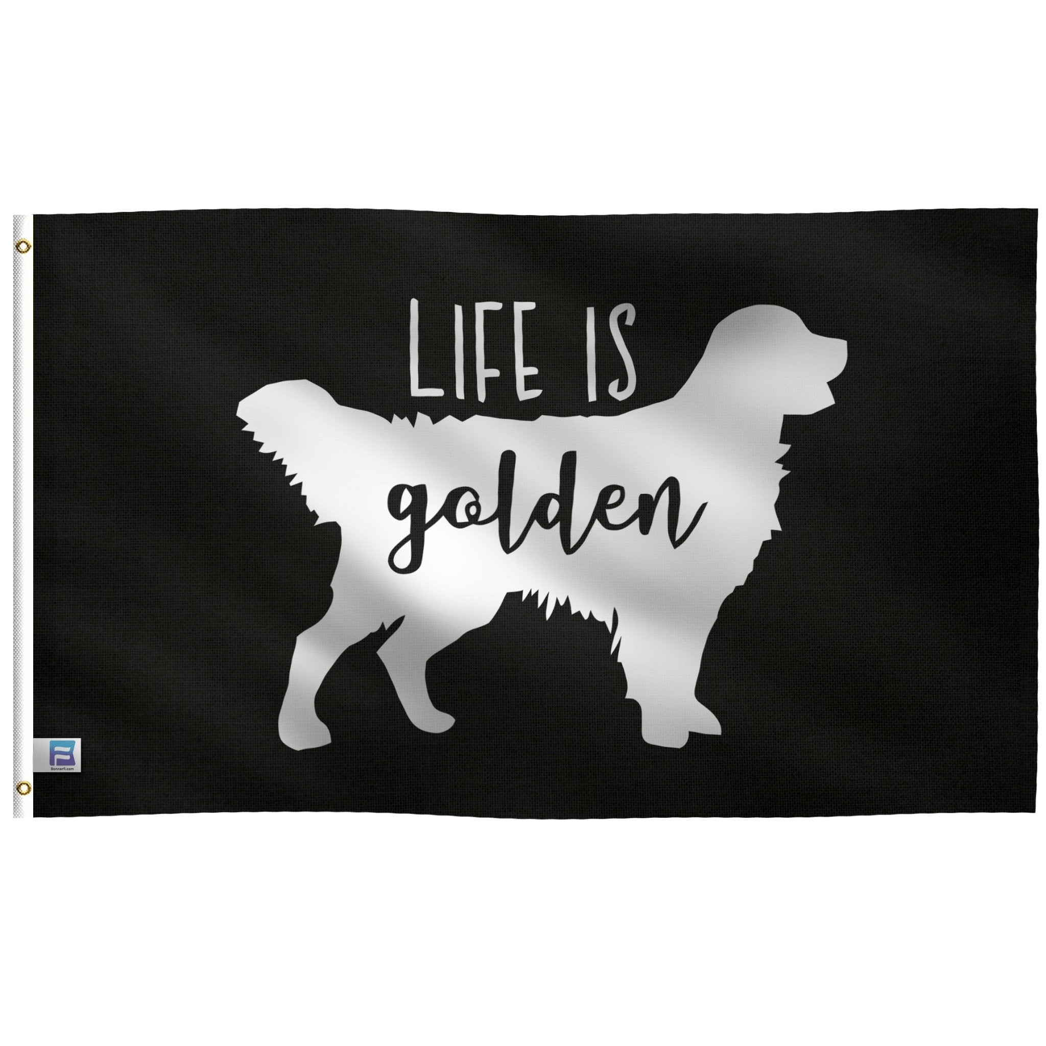 Life is Golden Flag - Bannerfi