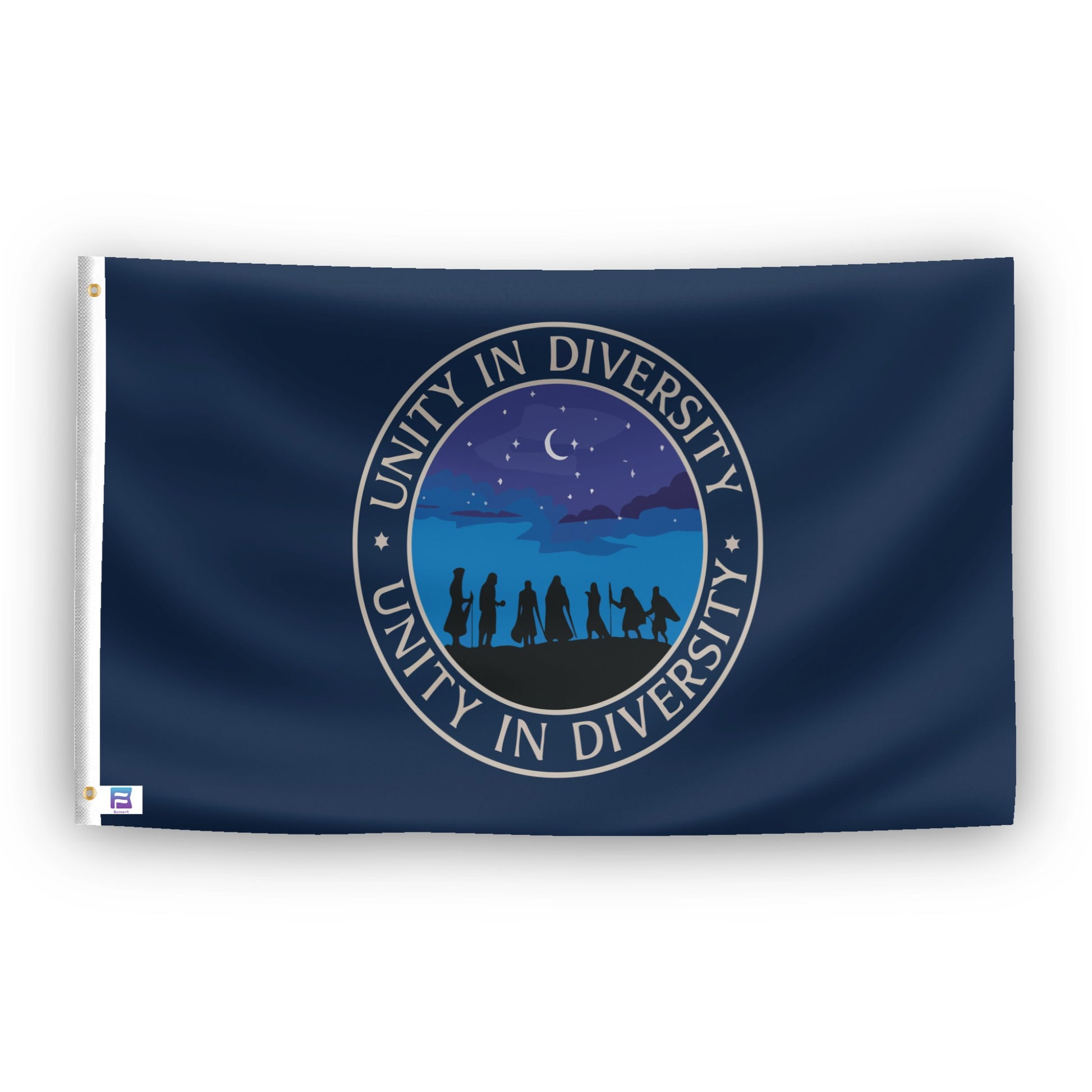 LOTR Unity In Diversity Flag – Fandom Flag | Bannerfi