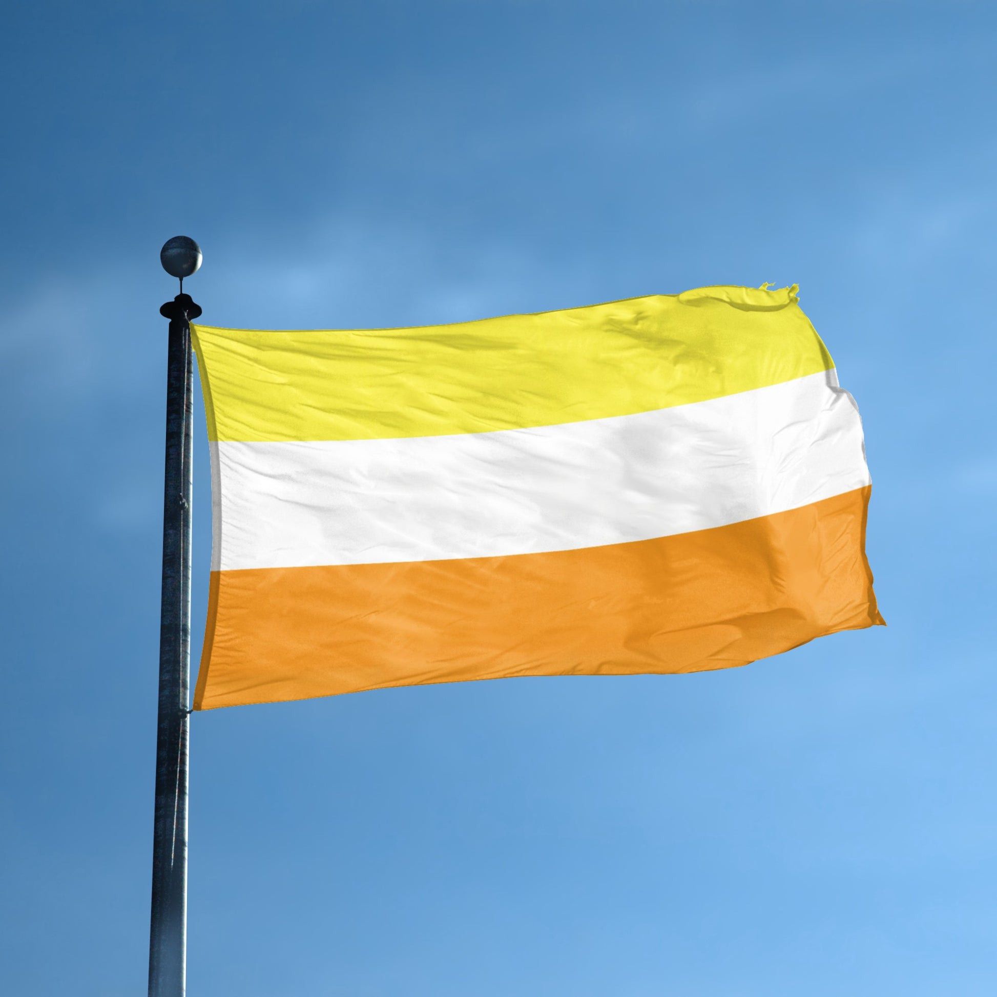 Maverique Pride flag displayed outdoors – weatherproof house banner on pole | Bannerfi