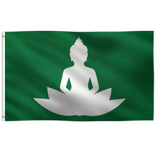 Load image into Gallery viewer, Meditation Flag - Bannerfi
