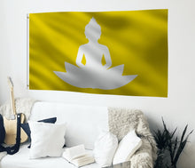 Load image into Gallery viewer, Meditation Flag - Bannerfi
