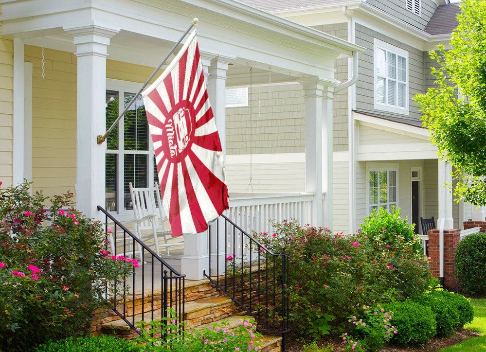 miata flag front porch