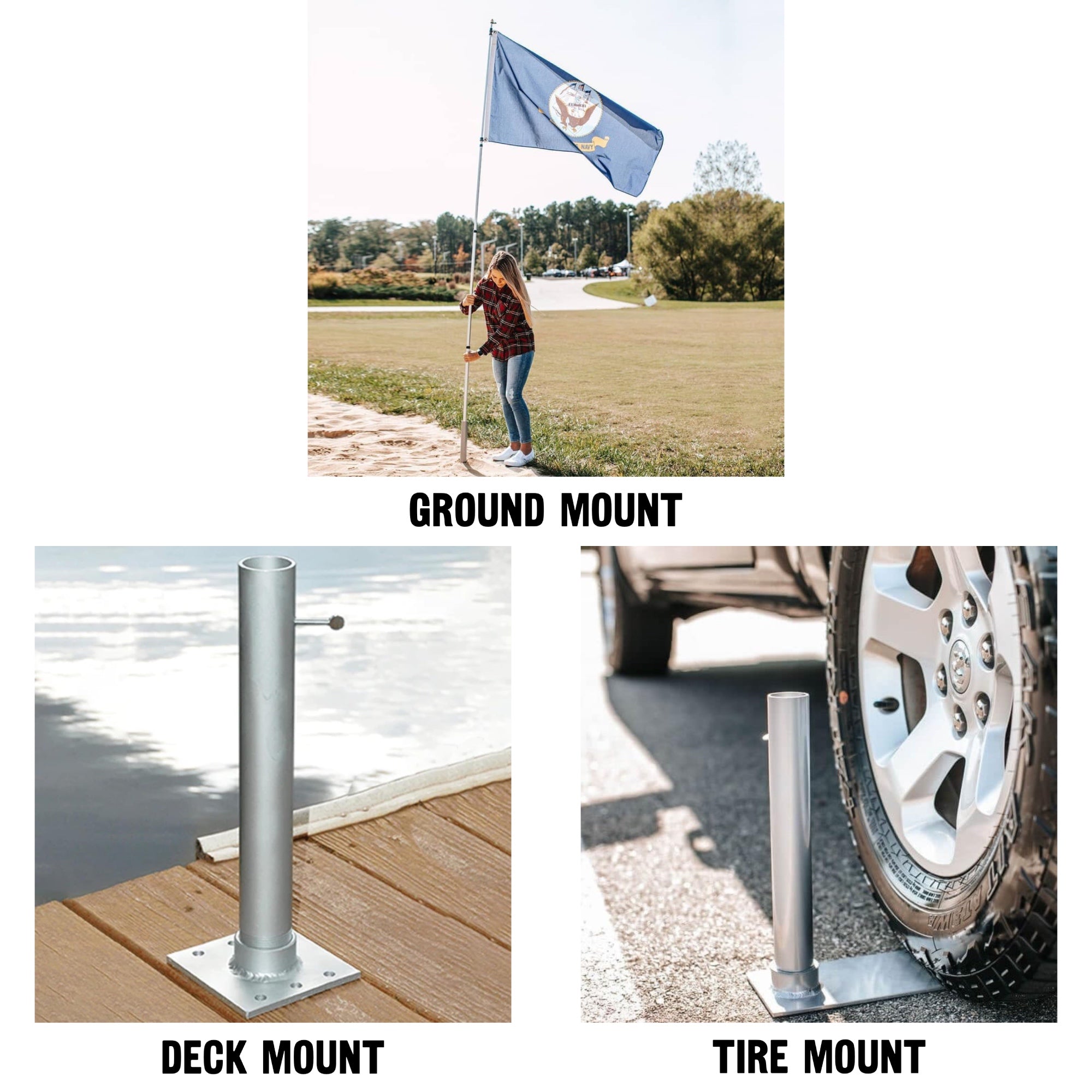 Kit de mástil telescópico