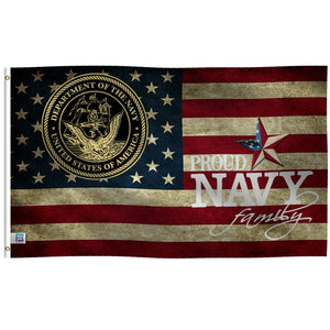 Proud Navy Family Flag - Bannerfi