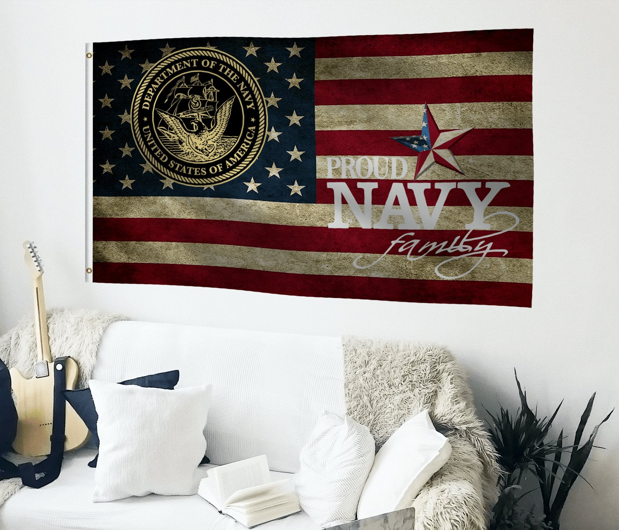 Proud Navy Family Flag - Bannerfi