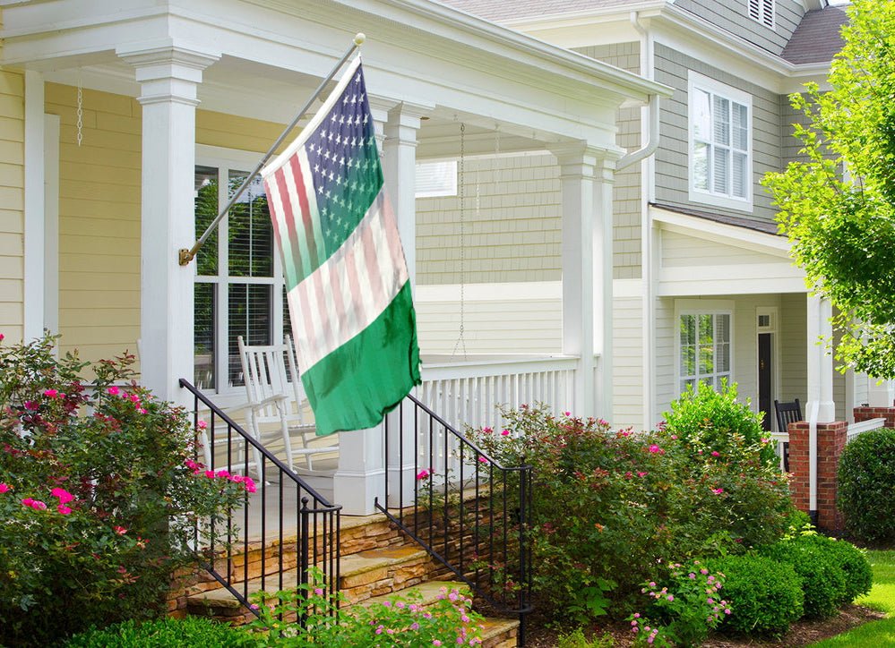 Nigerian American Hybrid Flag