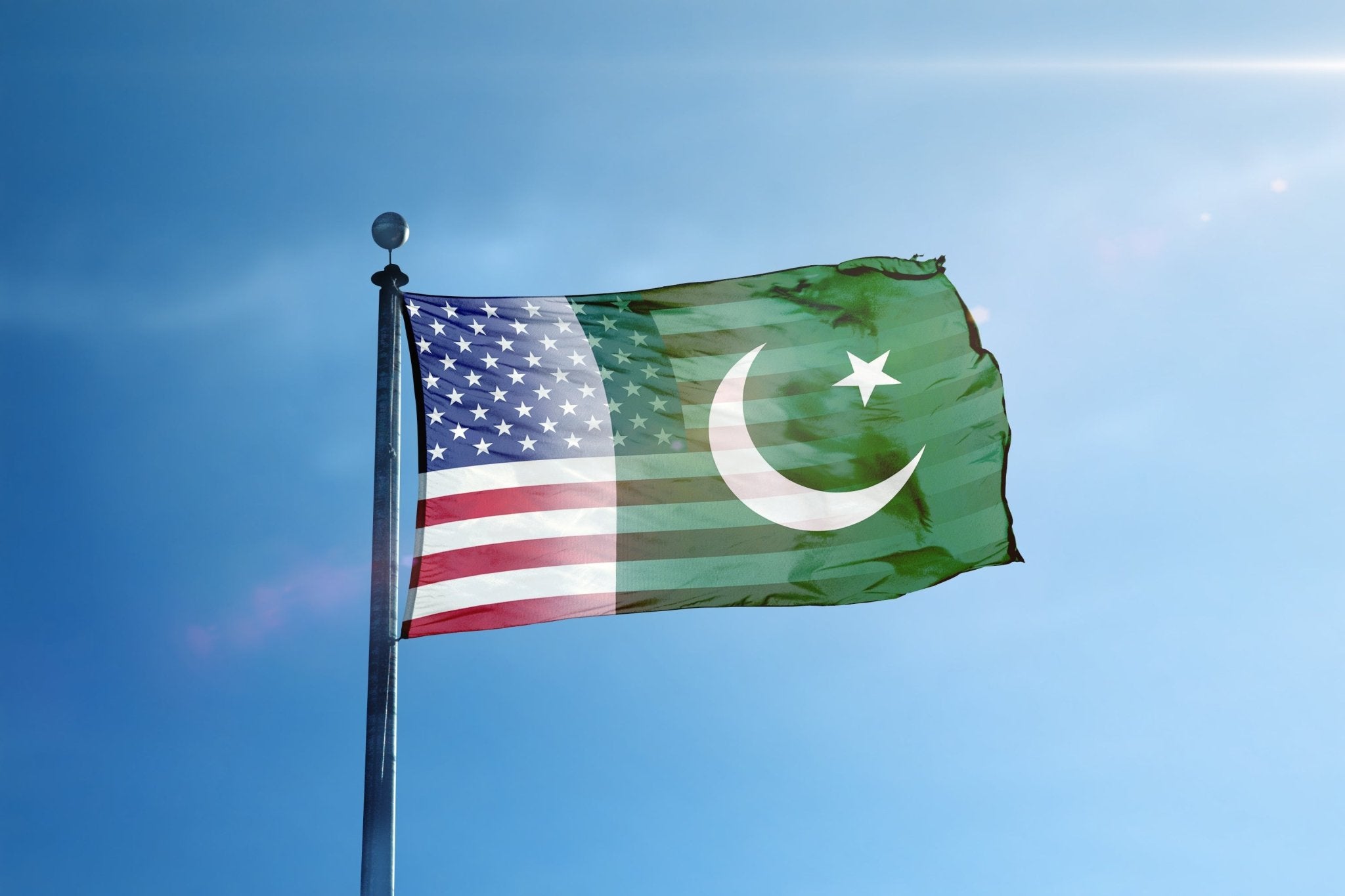 Pakistani American Hybrid Flag