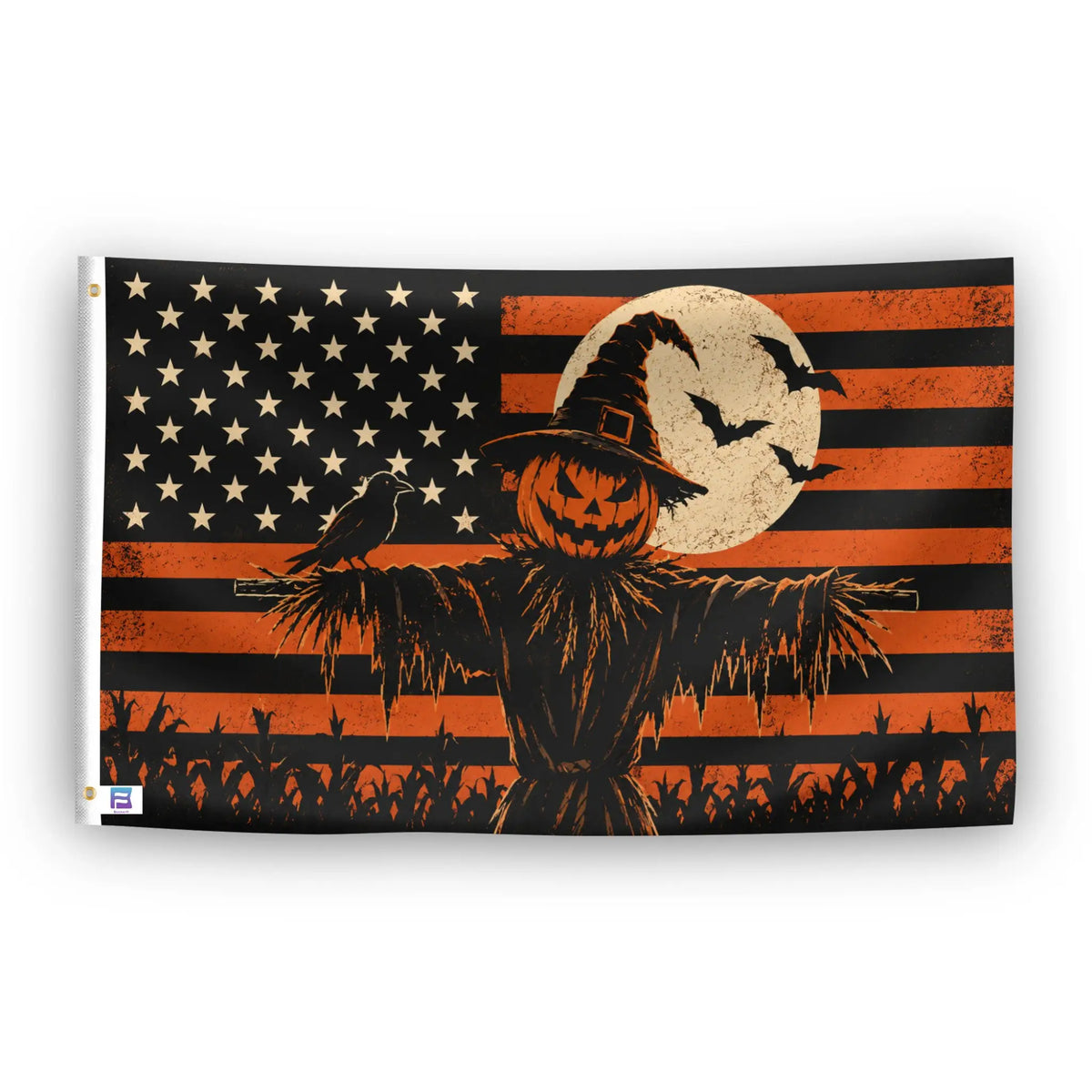 Scarecrow American Flag