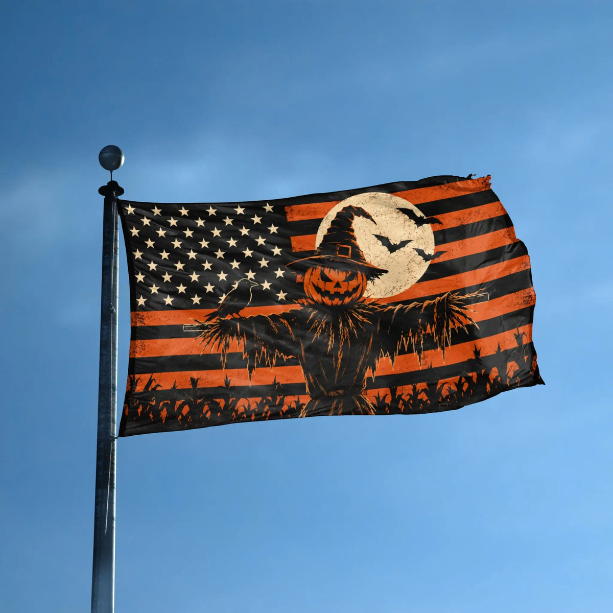 Scarecrow American Flag